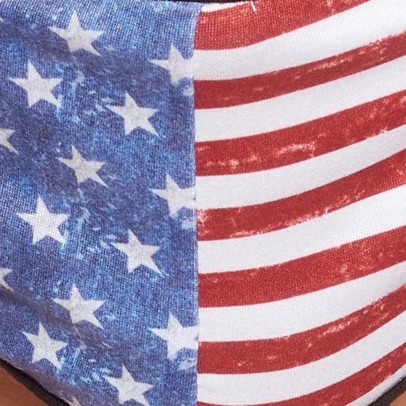 NWT American Flag Stars and stripes face mask - Picture 4 of 6